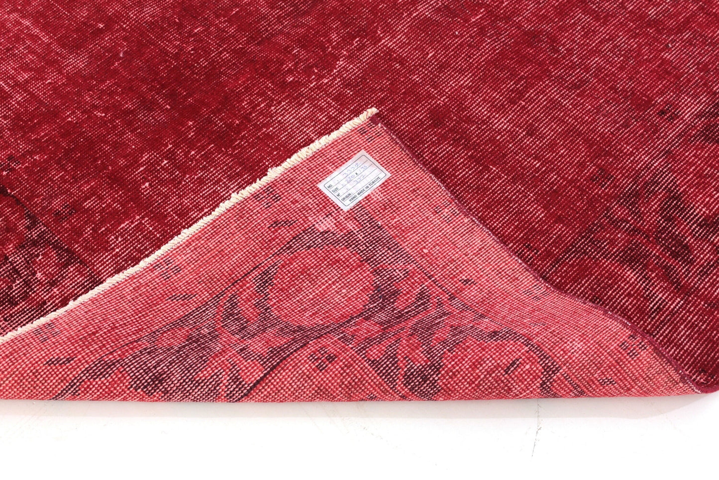 Rug 5x7, Red Vintage Turkish Carpet Rug, Bohemian Rug, Overdyed Rug, Floral Rug, Bedroom Rug, Boho Decor,3337