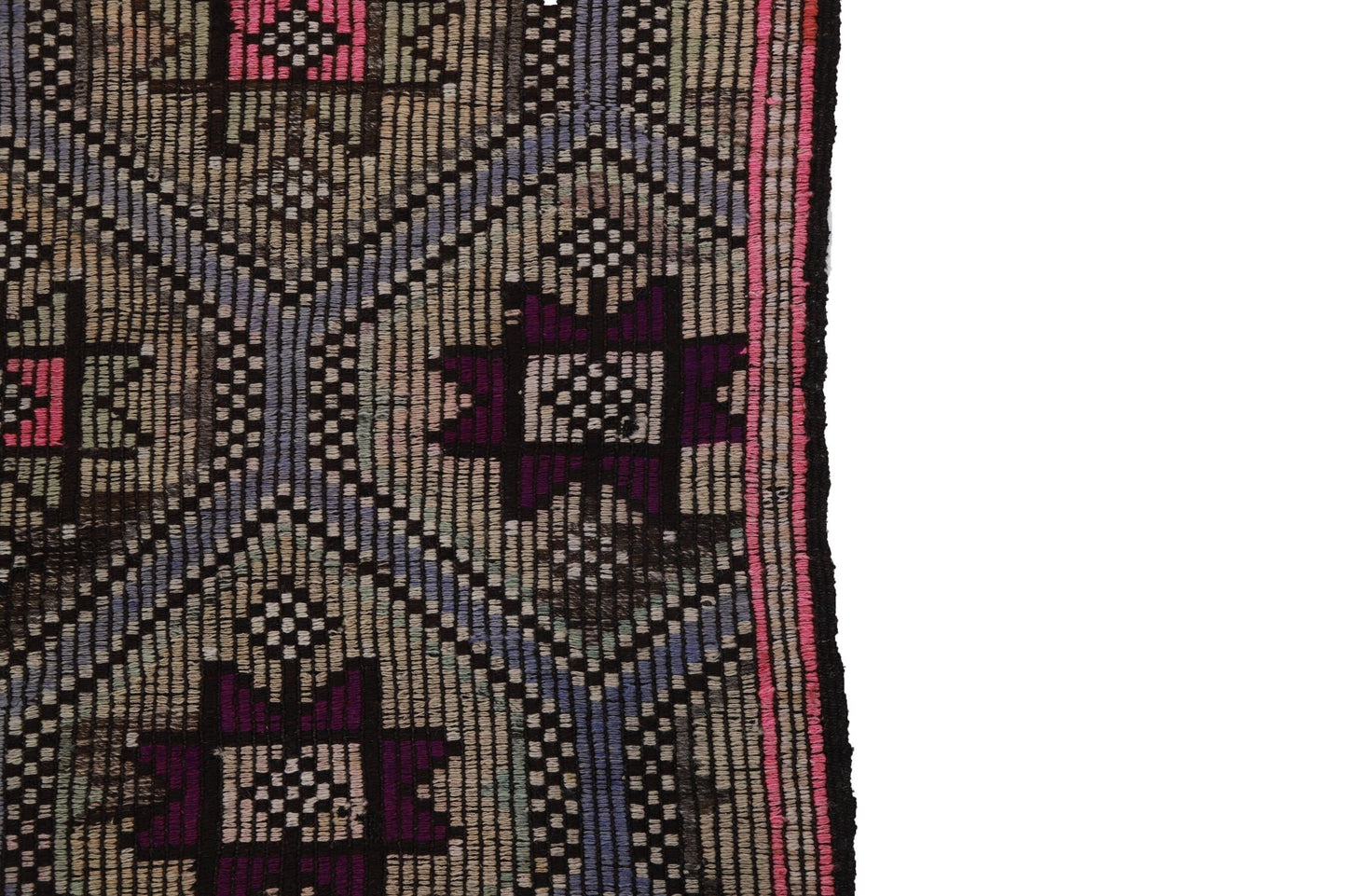 Kilim Rug Unique ,Turkish Vintage Area Kilim Rug 6x10 ,Boho Chic Kilim Rug , Organic Wool Rug ,Floor Handmade Kilim Rug, 8177