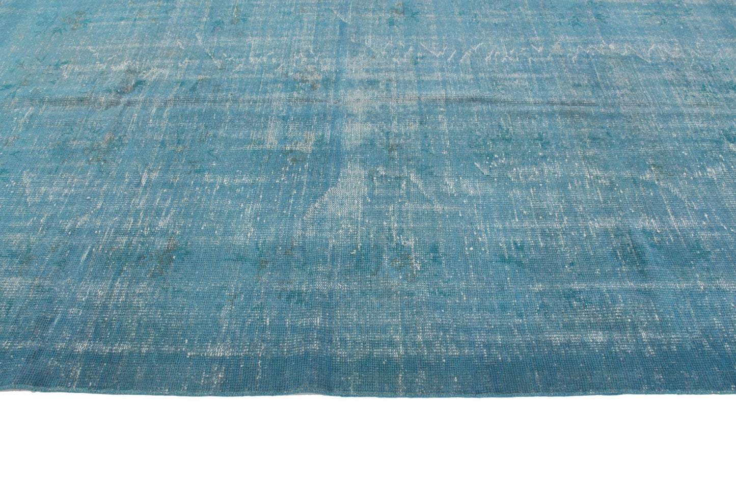 6x8 Turkish Rug Turquois ,Overdyed Vintage Carpet Rug, Vintage Rug, Oushak Rug, Turkish Rug 5x8, Coastal Decor, Living Room, 3329
