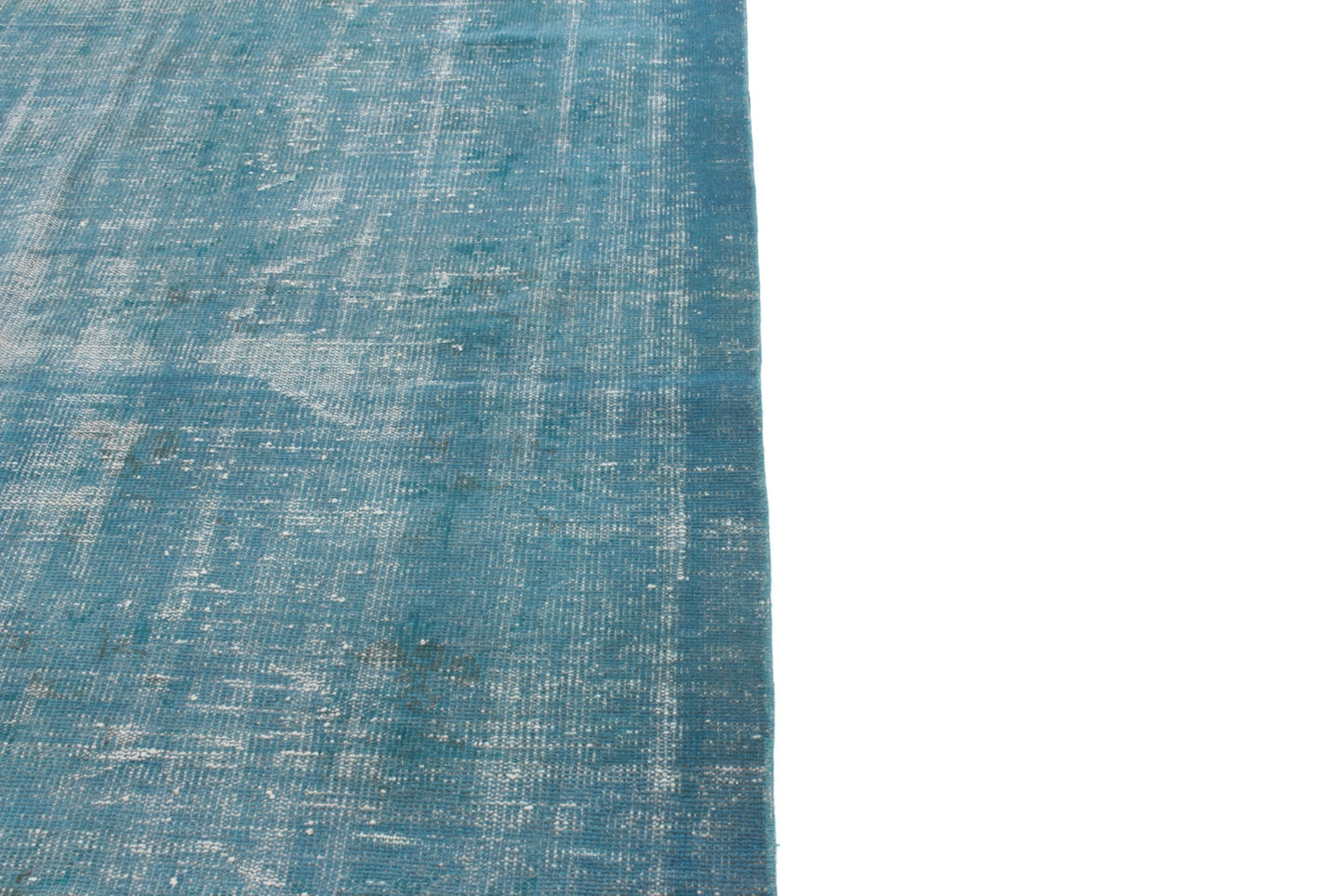 6x8 Turkish Rug Turquois ,Overdyed Vintage Carpet Rug, Vintage Rug, Oushak Rug, Turkish Rug 5x8, Coastal Decor, Living Room, 3329