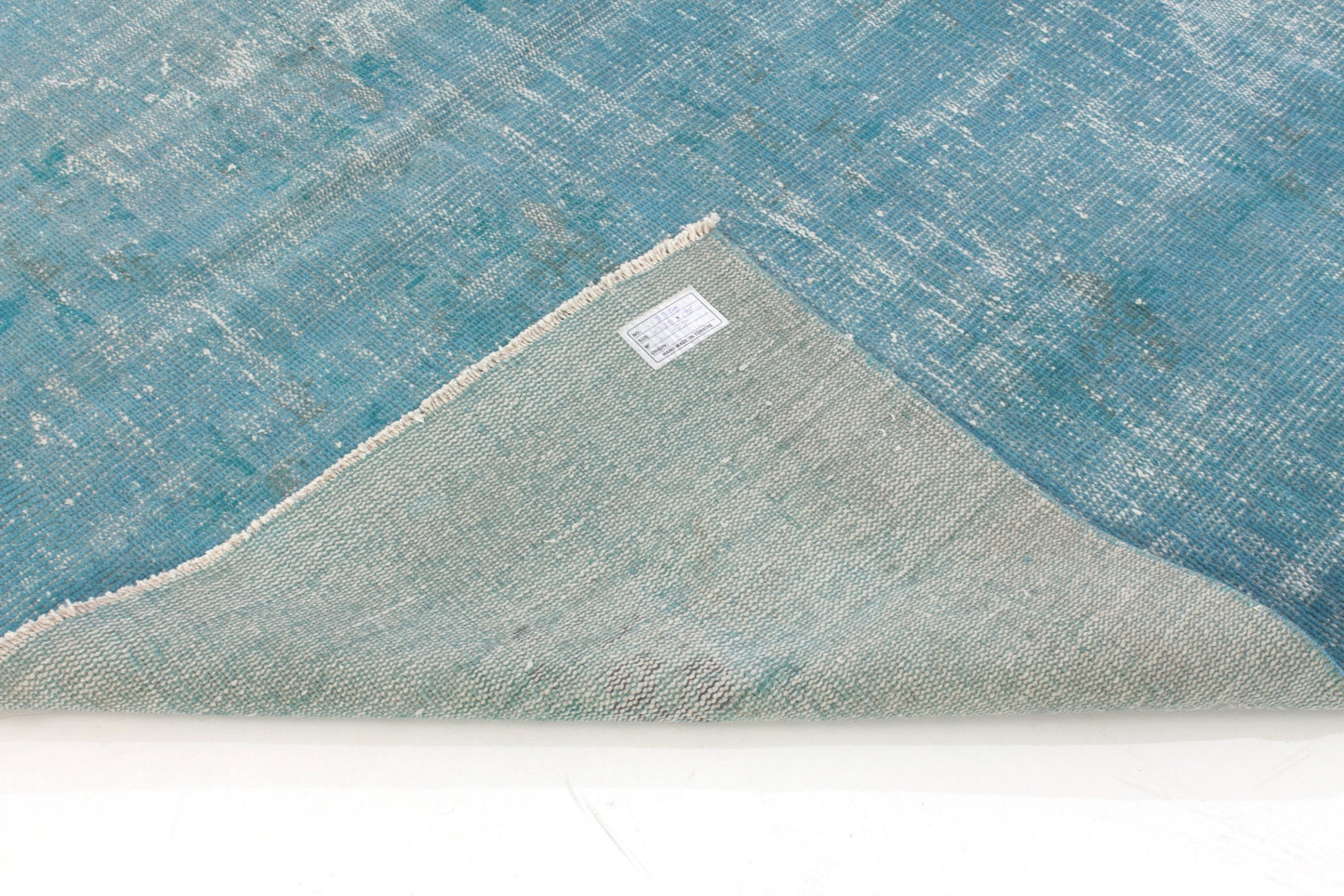 6x8 Turkish Rug Turquois ,Overdyed Vintage Carpet Rug, Vintage Rug, Oushak Rug, Turkish Rug 5x8, Coastal Decor, Living Room, 3329