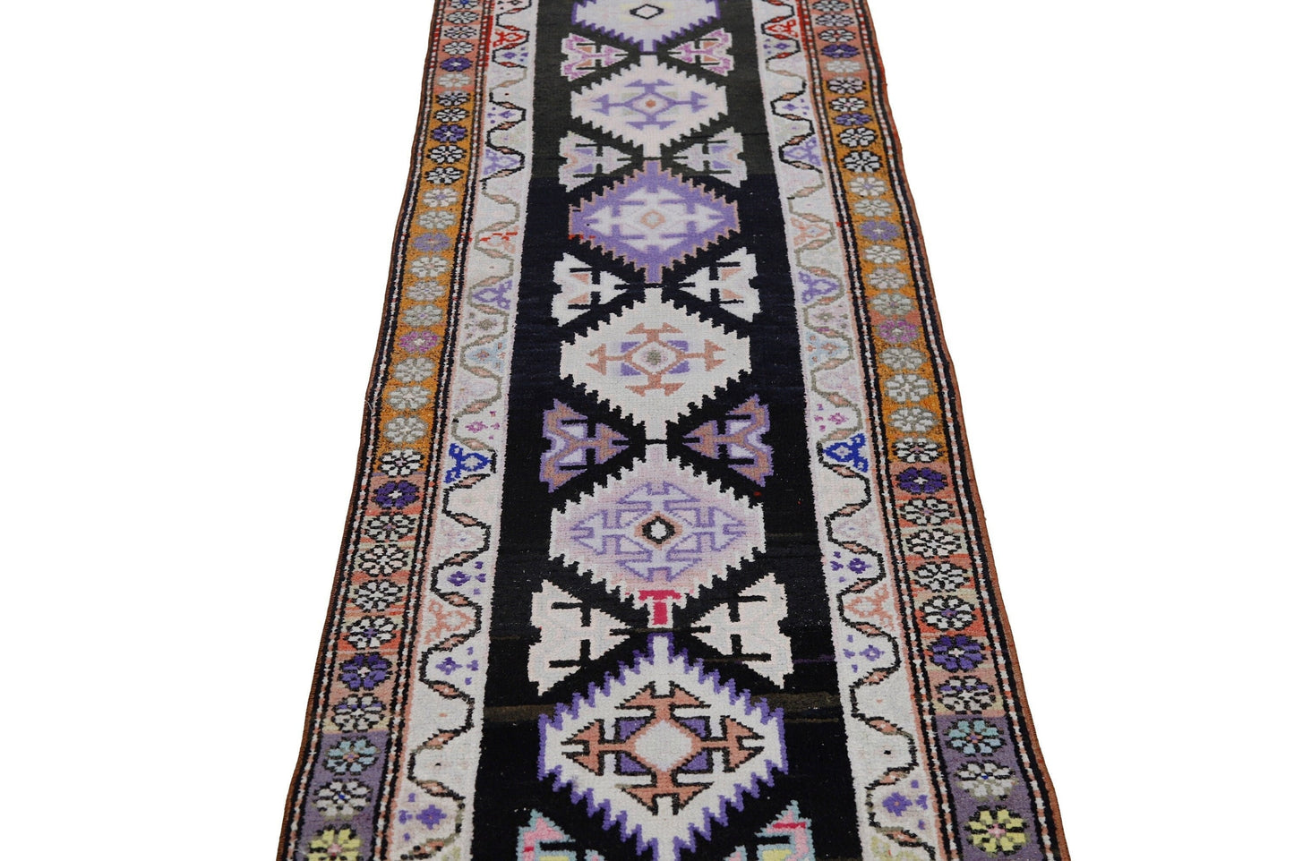 3x13 Runner rug ,Carpet runner, Turkish runner ,Oushak runner, Vintage runner ,Runner Floor rug, Scandinavian decor ,Hallway rug, 7231