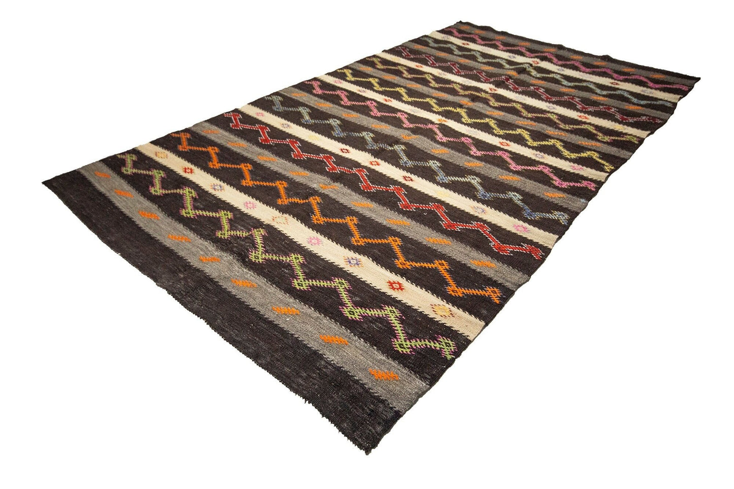 Turkish Kilim Vintage rug, Kilim rug 6x11 , Neutral rug, Unique rug, Ethnic rug, Handmade rug, Embroidery rug, Entryway rug,2029