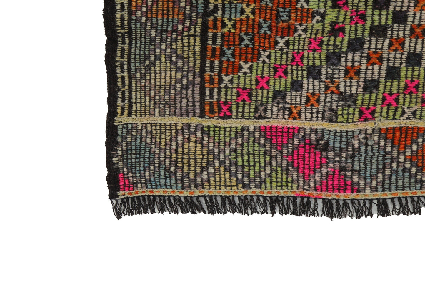 Turkish Vintage Kilim Rug, Handmade Area Kilim Rug, Sun muted Flat weave Rug, 6x9 Kilim Rug, Eclectic Decor Rug, 8119