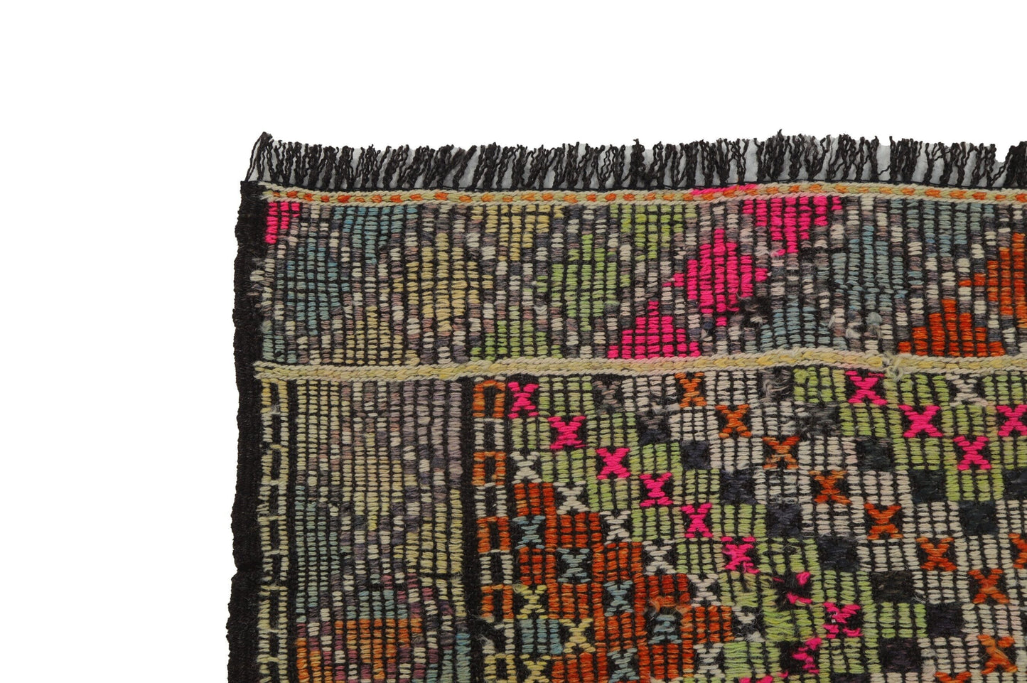Turkish Vintage Kilim Rug, Handmade Area Kilim Rug, Sun muted Flat weave Rug, 6x9 Kilim Rug, Eclectic Decor Rug, 8119
