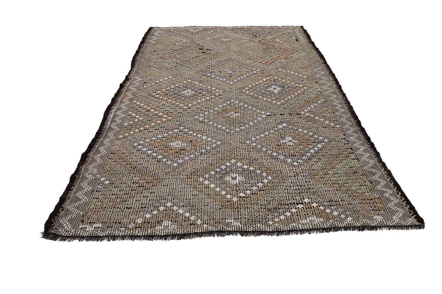 Kilim rug 7x10, Contemporary Decor Kilim rug ,Turkish Vintage Kilim rug 7x10 ,Area Wool Decorative Rug, KİLİM RUG ,Living room, 8064