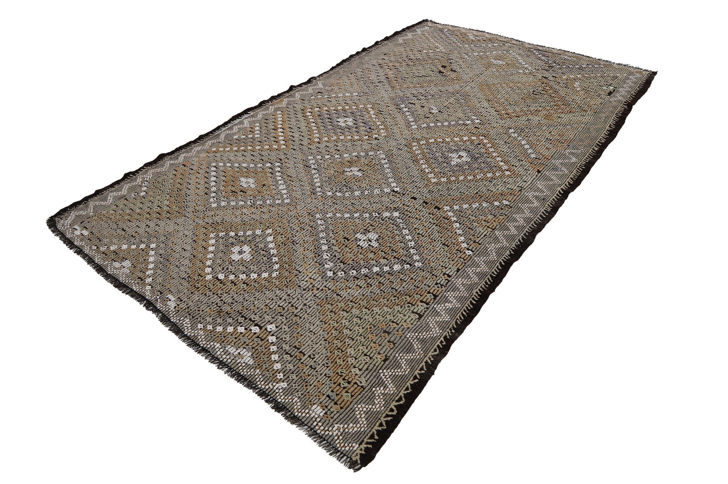 Kilim rug 7x10, Contemporary Decor Kilim rug ,Turkish Vintage Kilim rug 7x10 ,Area Wool Decorative Rug, KİLİM RUG ,Living room, 8064