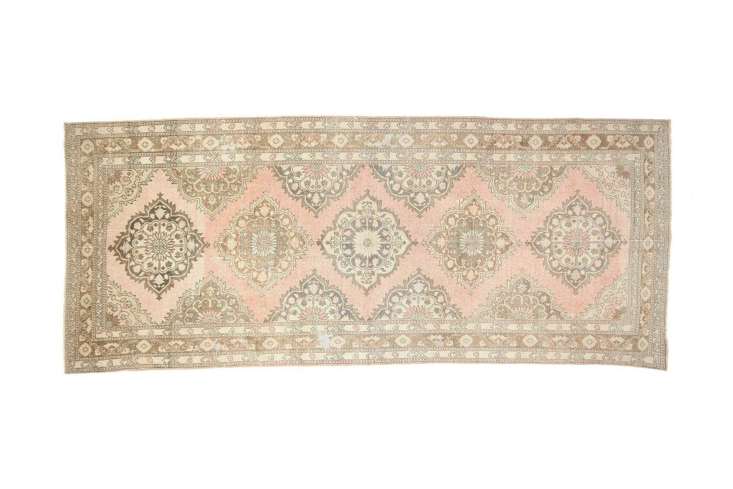 Turkish Rug Wide Long , Oushak Turkish Vintage Rug, Handmade Faded Runner Rug, Eclectic Decor, Hallway Rug,Entryway Rug, 5949