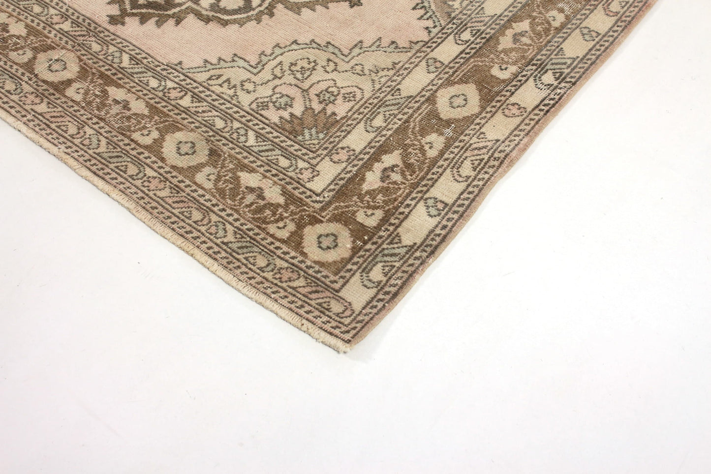 Turkish Rug Wide Long , Oushak Turkish Vintage Rug, Handmade Faded Runner Rug, Eclectic Decor, Hallway Rug,Entryway Rug, 5949