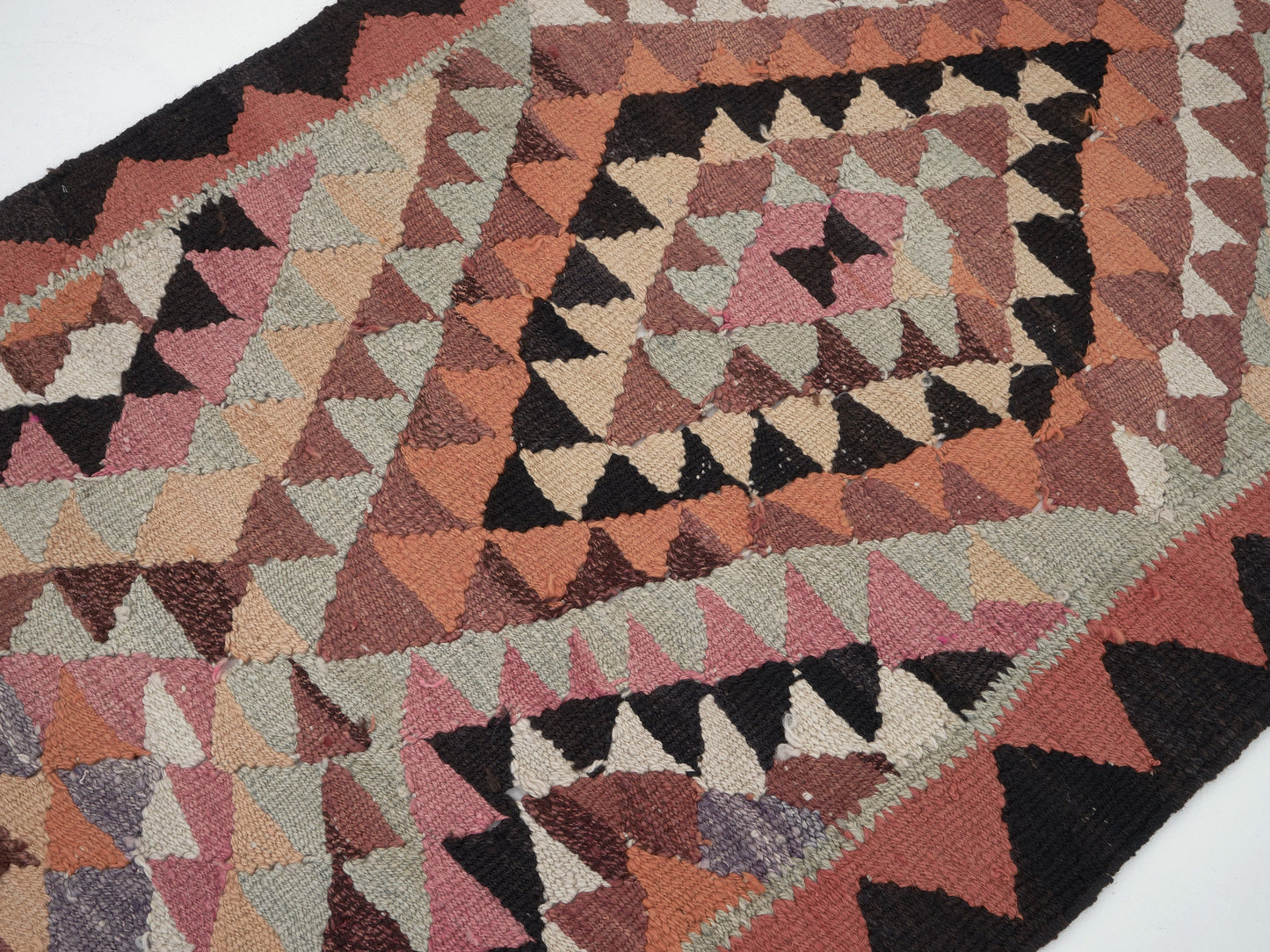 Rug Runner 3x13, Vintage Runner, Handmade Runner Rug, Turkish Runner, Anatolia Rug, Hallway Runner, Kilim Runner Rug, Bohemian Rug, 11371