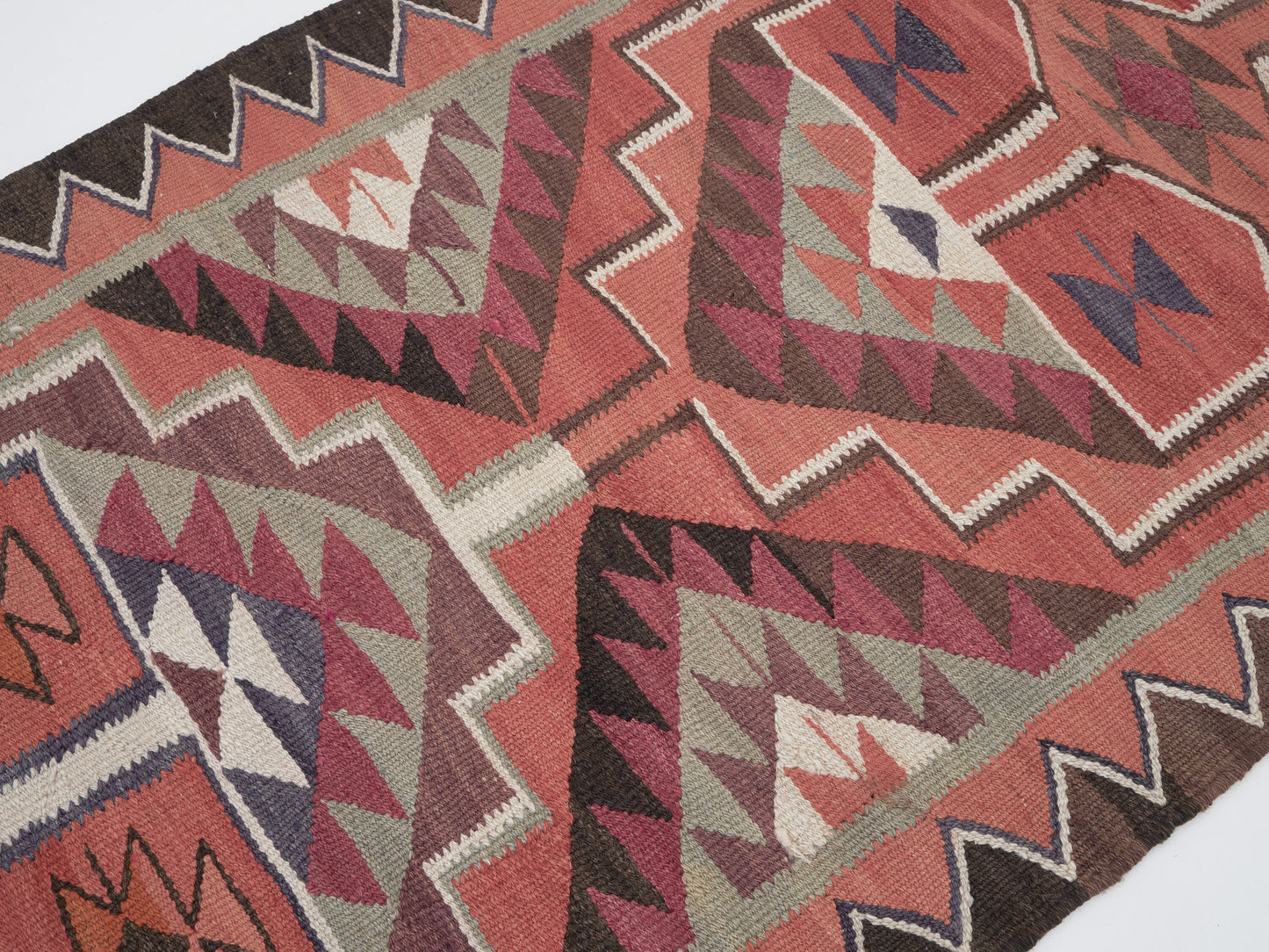 Runner Rug 3x11, Oushak Runner, Vintage Runner, Turkish Runner, Anatolia Rug, Kilim Runner Rug, Bohemian Rug, Hallway Runner, 11368