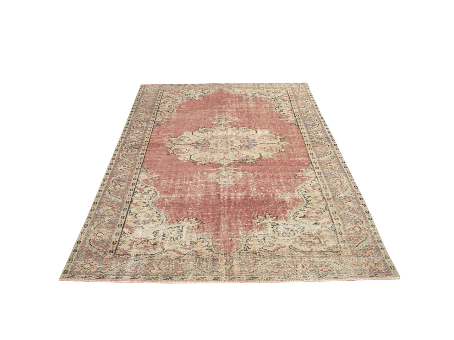 Oushak Area Rug, Turkish Handmade Rug, Vintage Antique Rug, Entryway Rug, Carpet Rug, Anatolia Rug, Bohemian Rug, Turkey Rug, Rug 6x9, 12034