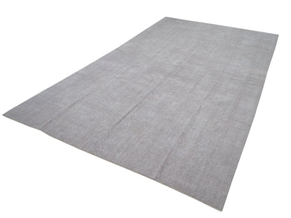 Vintage Handmade Rug, Turkish Area Rug, Oushak Faded Rug, Scandinavian Rug, Gray Rug, Office Rug, Oversize Rug, Carpet Rug, Rug 8x13, 12268