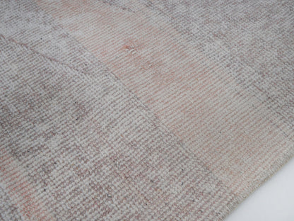 Vintage Handmade Rug, Turkish Area Rug, Oushak Faded Rug, Scandinavian Rug, Gray Rug, Office Rug, Oversize Rug, Carpet Rug, Rug 8x13, 12268