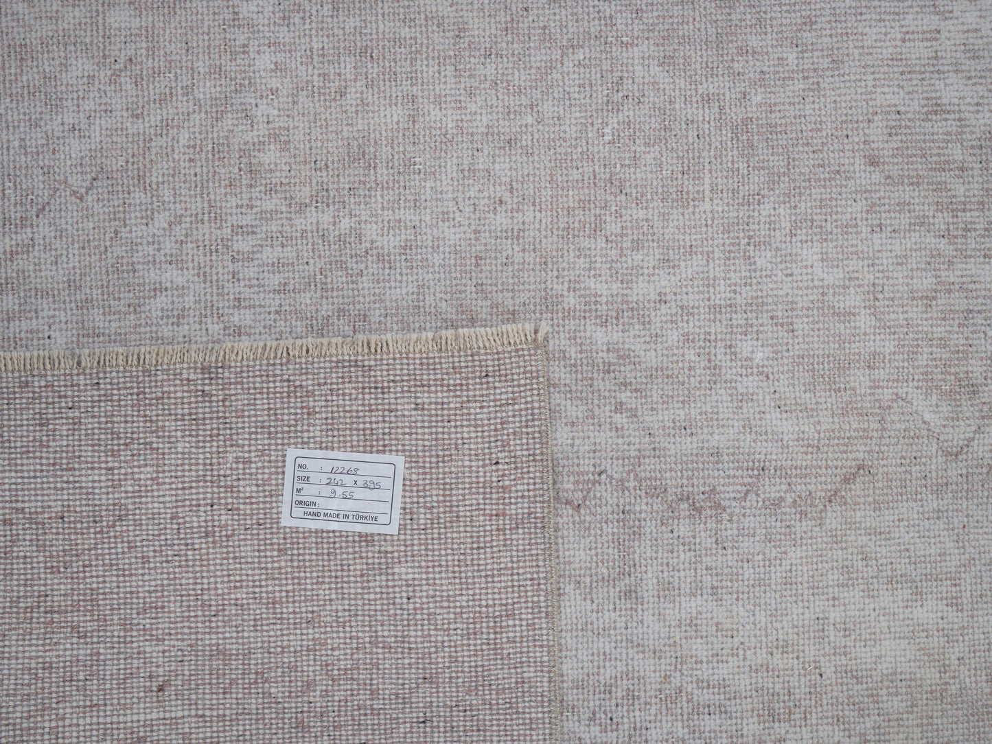 Vintage Handmade Rug, Turkish Area Rug, Oushak Faded Rug, Scandinavian Rug, Gray Rug, Office Rug, Oversize Rug, Carpet Rug, Rug 8x13, 12268