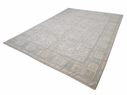 Handmade Area Rug, Vintage Oushak Rug, Turkish Muted Rug, Neutral Floor Rug, Rug 10x14, Turkish Carpet, Turkey Rug, Carpet Rug, 12272