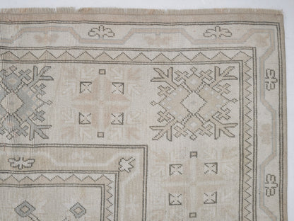 Handmade Area Rug, Vintage Oushak Rug, Turkish Muted Rug, Neutral Floor Rug, Rug 10x14, Turkish Carpet, Turkey Rug, Carpet Rug, 12272