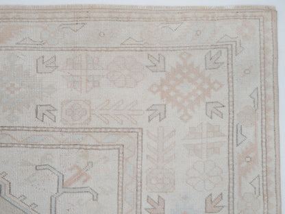 Turkish Vintage Rug, Handmade Area Rug, Oushak Muted Rug, Living Room Rug, Coastal Decor, Turkey Rug, Vintage Carpet, Rug 9x12, 12329