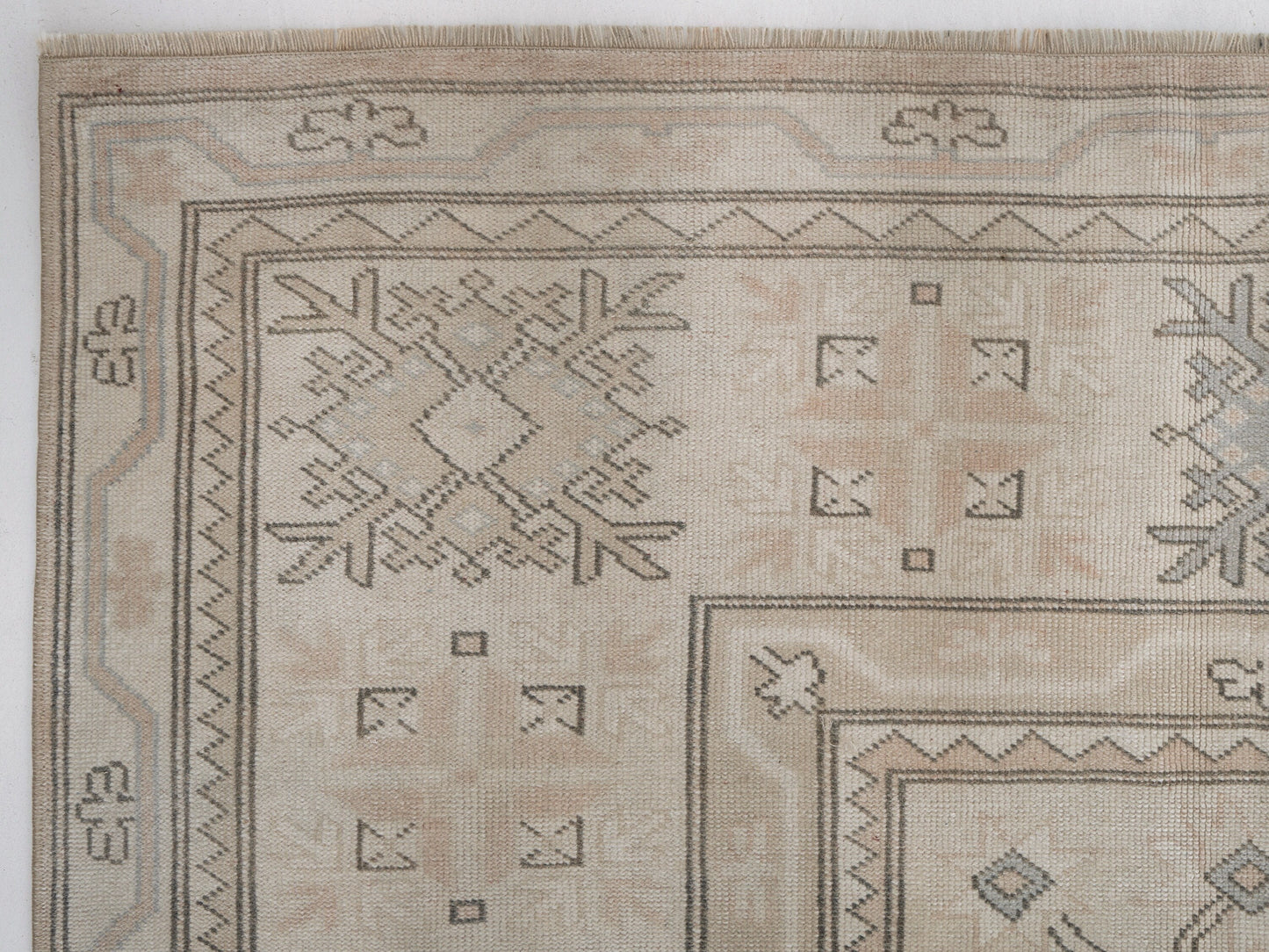 Handmade Area Rug, Vintage Oushak Rug, Turkish Muted Rug, Neutral Floor Rug, Rug 10x14, Turkish Carpet, Turkey Rug, Carpet Rug, 12272