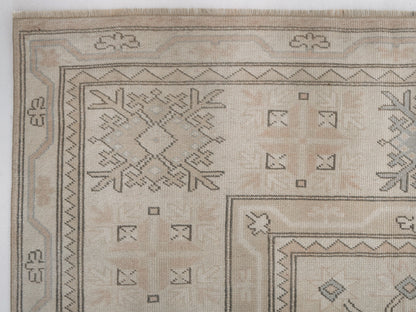 Handmade Area Rug, Vintage Oushak Rug, Turkish Muted Rug, Neutral Floor Rug, Rug 10x14, Turkish Carpet, Turkey Rug, Carpet Rug, 12272