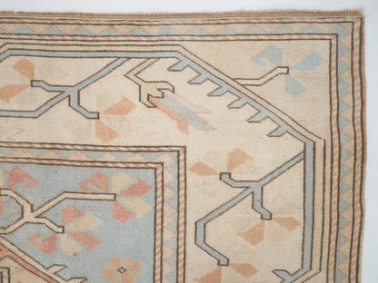 Farmhouse Decor Oushak Rug 9x12, Turkish Vintage Neutral Rug,9x12 Oversize Faded Area Large rug, One of a kind, Muted Turkish Rug, 9905