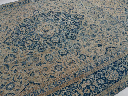 Antique Vintage Persian Large Rug, 11x16 Large Area Carpet Rug, Handmade Oushak Turkish Rug, One-of-a-kind Rug Made in Turkey, 7729