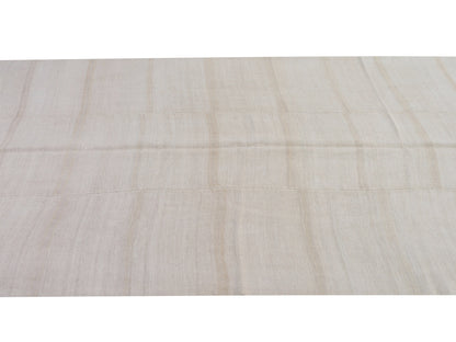White Area Hemp Kilim Rug 5x10, Turkish Vintage Kilim Rug, Handmade Rug, Bedroom rug, Entryway rug, One of a kind rug, Contemporary, 9553