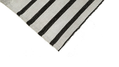 Kilim Rug ,Turkish Kilim, Vintage Kilim, Hemp Kilim ,Hemp Rug, White Black Rug ,Hemp 6x9 Kilim Rug ,Organic Hemp Rug, Floor Hemp Rug, 6809