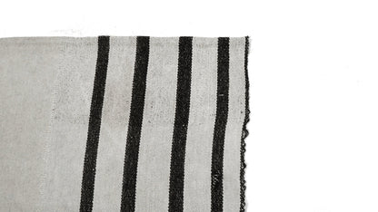 Kilim Rug ,Turkish Kilim, Vintage Kilim, Hemp Kilim ,Hemp Rug, White Black Rug ,Hemp 6x9 Kilim Rug ,Organic Hemp Rug, Floor Hemp Rug, 6809