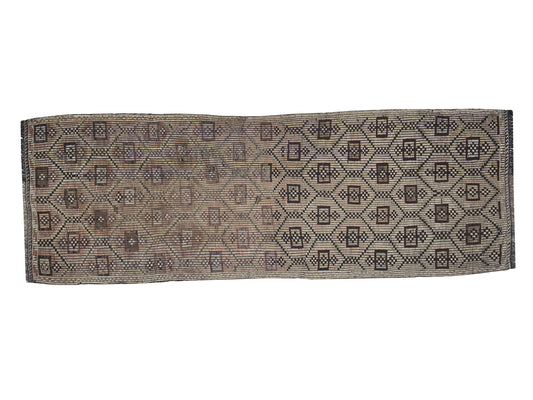 Turkish Handmade Runner Rug, Vintage Antique Runner Rug, Farmhouse Decor, Hallway Runner,Rug Runner, Kilim Runner Rug, Runner Rug 3x8, 12556