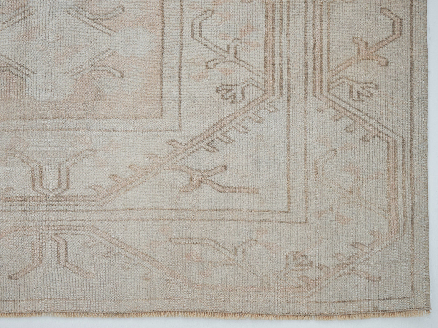 Area Rug, Rug 4x6, Vintage Rug, Handmade Rug, Turkish Rug, Oushak Rug, Scandinavian Rug, Beige Rug, Turkey Rug, Vintage Carpet, 12452