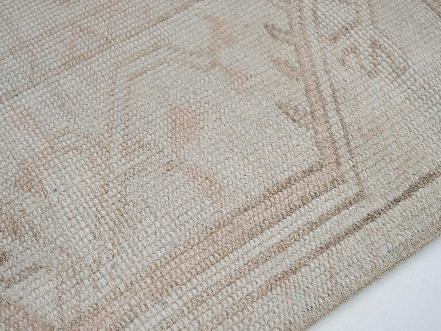 Area Rug, Rug 4x6, Vintage Rug, Handmade Rug, Turkish Rug, Oushak Rug, Scandinavian Rug, Beige Rug, Turkey Rug, Vintage Carpet, 12452