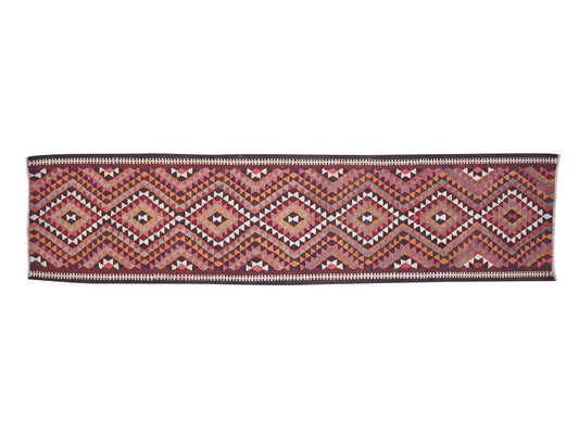 Handmade Runner Rug, Vintage Oushak Runner Rug, Turkish Eclectic Runner Rug, Kitchen Runner, Rug Runner,Bohemian Rug, Runner Rug 3x11, 11259