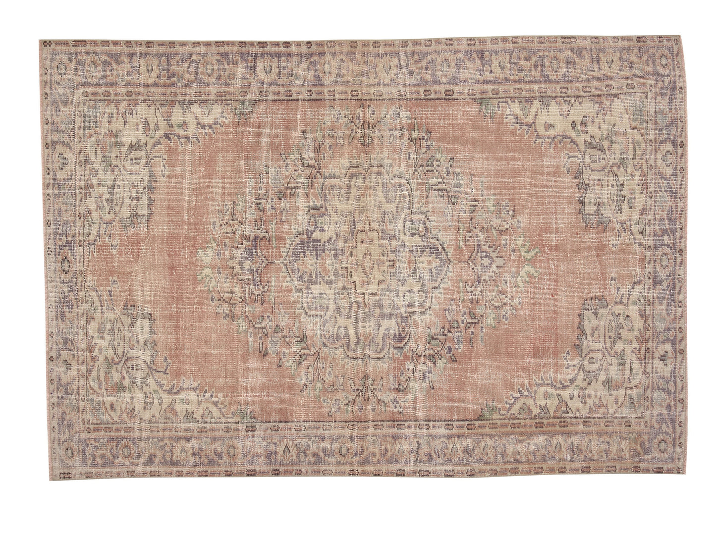 Oushak Rug, Vintage Rug, Turkish Rug, Handmade Rug, Area Rug, Anatolia Rug, Living Room Rug, Bohemian Rug, Turkey Rug, Rug 5x7, 12099