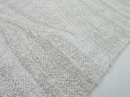Turkish Handmade Kilim Rug, Vintage Unique Kilim Rug, Neutral Rug, Kilim Rug 10x13, Area Kilim Rug, Oversize Rug, White Hemp Large Rug, 9452