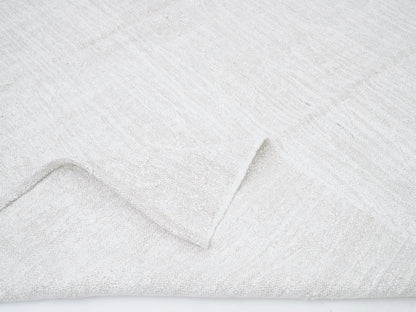 Turkish Kilim, Vintage Kilim, Handmade Kilim Rug, Area Unique Kilim Rug, Large Rug, White Hemp Rug, Oversize Rug, Kilim Rug 8x11, 12545
