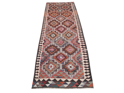 Vintage Runner, Turkish Runner, Oushak Runner, Handmade Runner Rug, Kitchen Runner, Kilim Runner, Anatolia Rug, Runner Rug 3x11, 11352