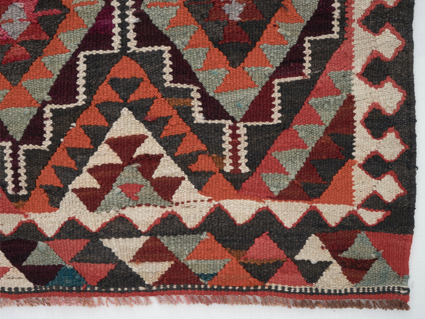 Vintage Runner, Turkish Runner, Oushak Runner, Handmade Runner Rug, Kitchen Runner, Kilim Runner, Anatolia Rug, Runner Rug 3x11, 11352
