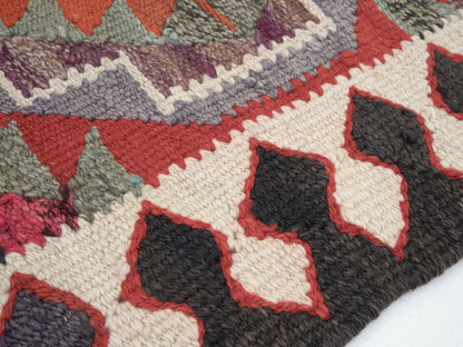 Vintage Runner, Turkish Runner, Oushak Runner, Handmade Runner Rug, Kitchen Runner, Kilim Runner, Anatolia Rug, Runner Rug 3x11, 11352