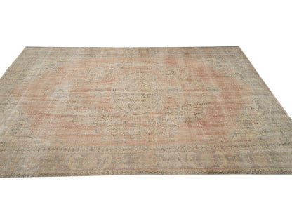 Scandinavian Rug, Oushak Rug, Vintage Rug, Handmade Rug, Area Rug, Turkish Rug, Neutral Rug, Turkey Rug, Bedroom Rug, Rug 6x10, 12123