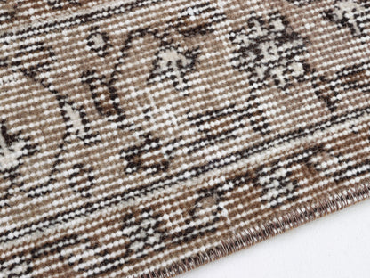 Oushak Rug, Vintage Handmade Rug, Area Muted Rug, Turkish Faded Unique Rug, Bohemian Eclectic Rug, Carpet Rug, Entryway Rug, Rug 4x7, 10344