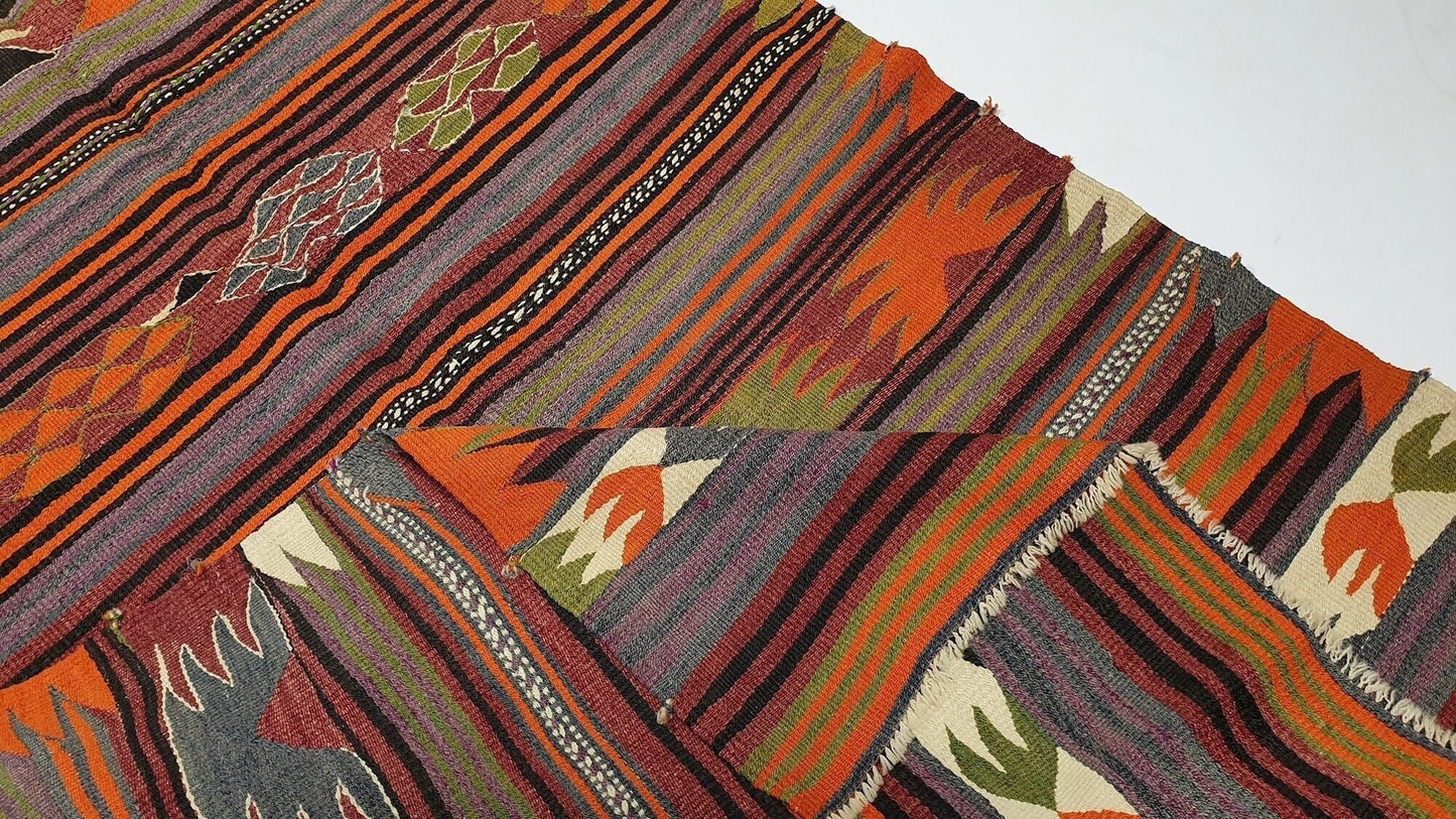 Kilim rug 5x8 One of a kind ,Handmade rug, Bohemian decor, Fine Decorative Entryway Kilim rug,Turkish Kilim rug, Vintage Kilim Rug,2927