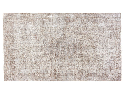 Vintage Rug, Turkish Oushak Rug, Handmade Rug 5x9, Neutral Area Faded Rug, Turkey Rug, Bedroom Rug, Scandinavian Rug, Carpet Rug, 10381
