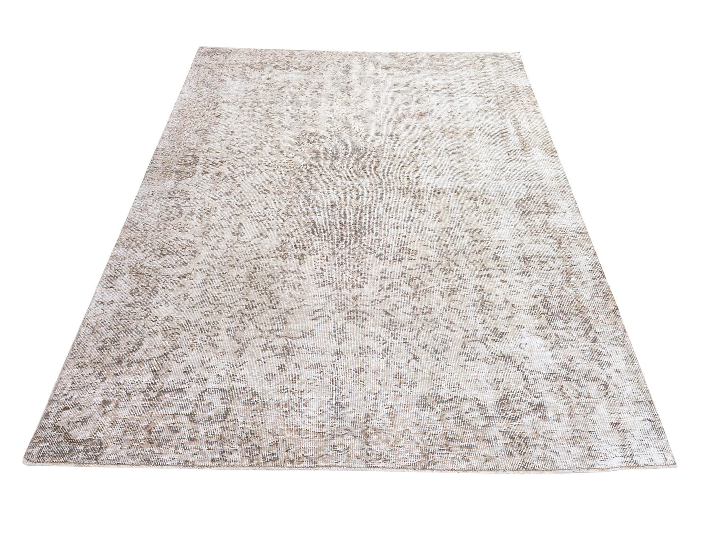 Vintage Rug, Turkish Oushak Rug, Handmade Rug 5x9, Neutral Area Faded Rug, Turkey Rug, Bedroom Rug, Scandinavian Rug, Carpet Rug, 10381
