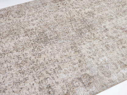 Vintage Rug, Turkish Oushak Rug, Handmade Rug 5x9, Neutral Area Faded Rug, Turkey Rug, Bedroom Rug, Scandinavian Rug, Carpet Rug, 10381
