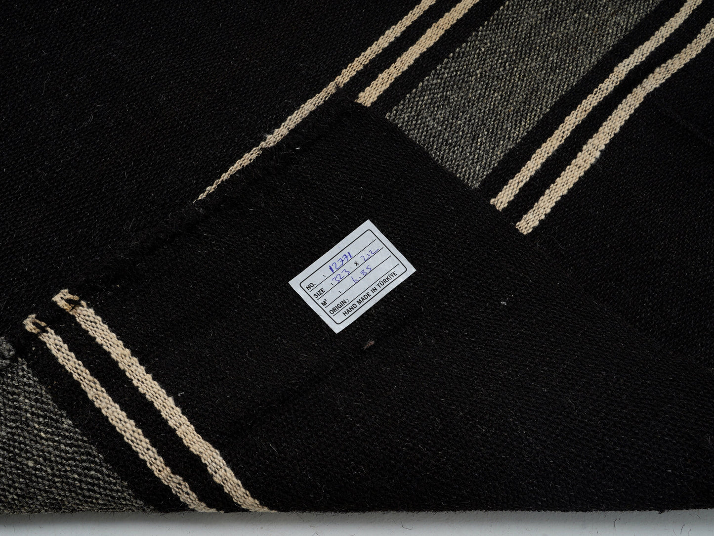 Goat Hair Rug, Turkish Vintage Kilim Rug, Handmade Kilim Rug, Bedroom Rug, Area Striped Kilim Rug, Farmhouse Decor, Kilim Rug 7x11, 12771