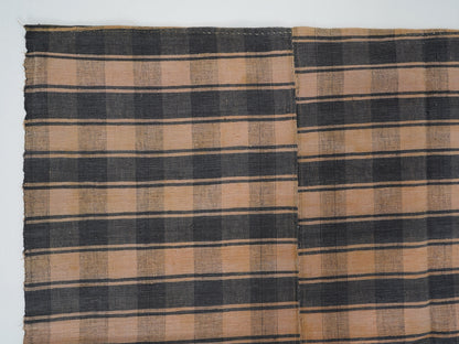 Handmade Vintage Kilim Rug, Turkish Plaid Kilim Rug, Area Striped Kilim Rug, Living Room Rug, Farmhouse Decor, Kilim Rug 5x8, 12925