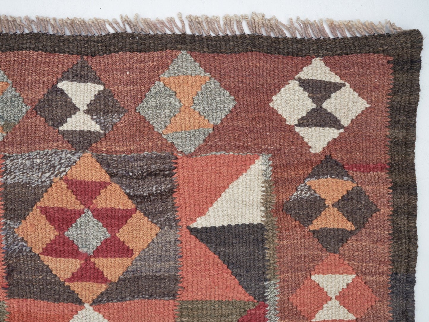 Runner Rug 3x10, Oushak Vintage Runner Rug, Turkish Antique Runner Rug, Handmade Eclectic Runner Rug, Hallway Runner, Bohemian Rug, 11289