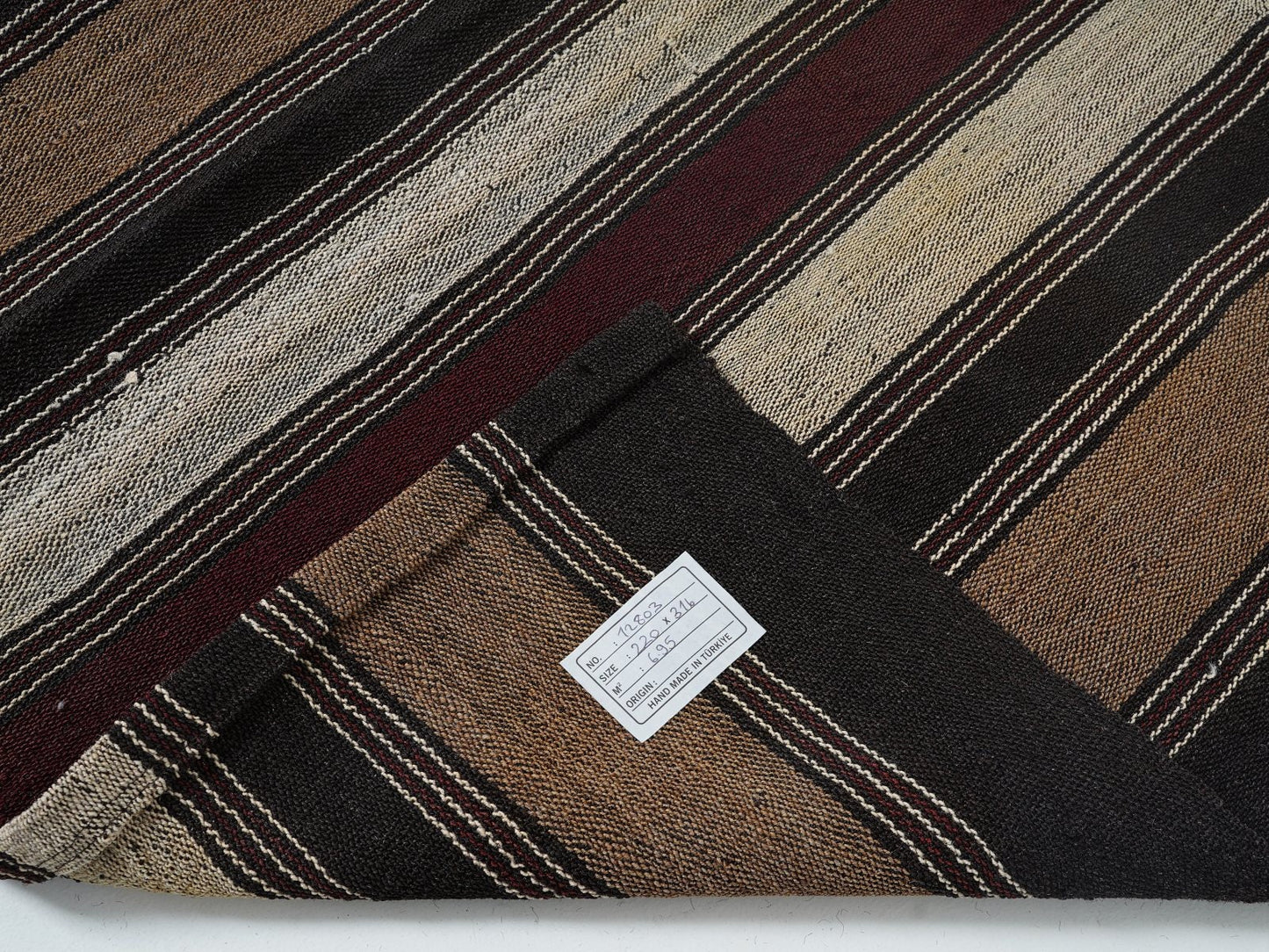 Rug Kilim 7x10, Vintage Kilim, Handmade Kilim Rug, Turkish Kilim, Bedroom Rug, Area Kilim Rug, Farmhouse Decor, Goat Hair Rug, 12803