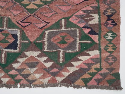 Oushak Handmade Runner Rug, Turkish Antique Runner Rug, Vintage Runner, Rug Runner, Kilim Runner Rug, Kitchen Runner, Runner Rug 3x10, 11399